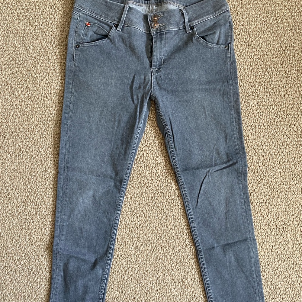 Hudson Jeans Women's Light Grey Skinny Jeans